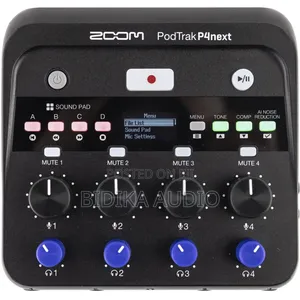 Zoom PodTrak P4next Portable Multitrack Podcast Recorder