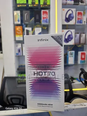 New Infinix Hot 70 128GB Black