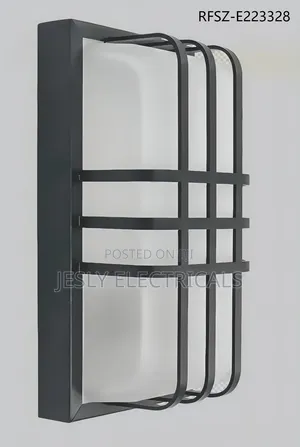 Outdoor Wall Light with Cage Frame