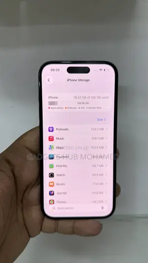 Apple iPhone 15 128GB Nyeusi