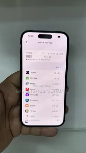 Apple iPhone 14 Pro 128GB Nyeusi