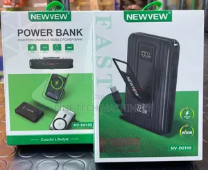 Newvew NV-D0188 10000mAh Power Bank na Wireless Charging
