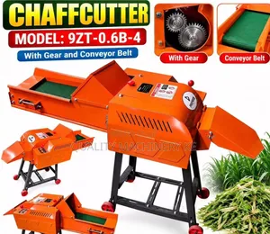Chaff Cutter yenye Uwezo Mkubwa na Gear na Conveyor Belt