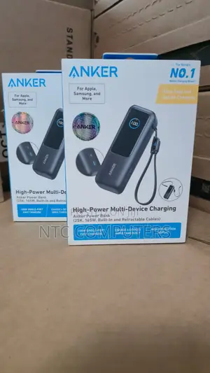 Anker Power Bank 25000mAh 165W Chaja ya Vifaa Vingi