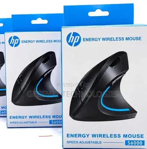 HP S6000 Ergonomic Vertical Wireless Mouse