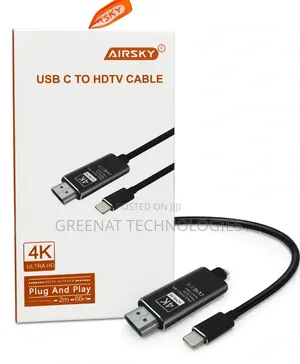 Airsky USB-C hadi HDMI Cable 4K Ultra HD 2m