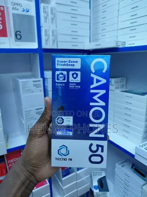 New Tecno Camon 50 256GB Silver
