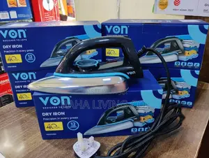 Von Dry Iron Box VSID128SK na Teflon Soleplate