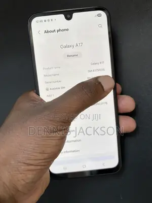 Samsung Galaxy A17 128GB Nyeusi