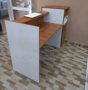 Customized Receptionist Desk 160cm MDF