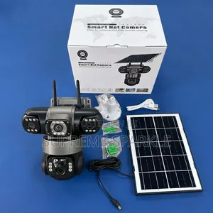 WIFI Smart Solar PTZ Security Camera Triple Lens Outdoor