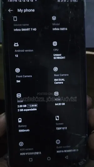 Infinix Smart 7 64GB Blue - Used