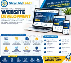 Ubunifu wa Tovuti za Kitaalamu na Nestrotech Limited