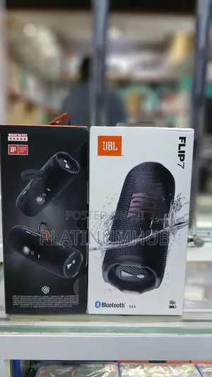 JBL Flip 7 Nyeusi Spika Ndogo ya Bluetooth