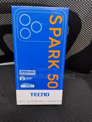 Tecno Spark 50 Mpya 128GB Nyeusi