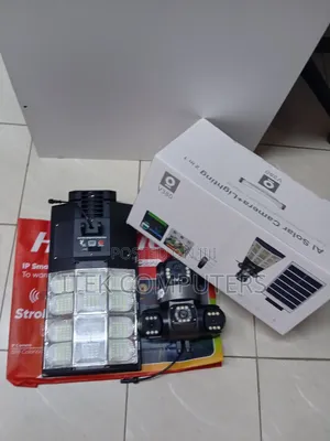 AI Solar Camera with 180W Lighting