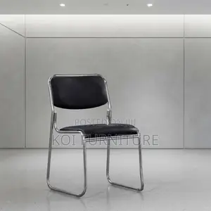 Catalina Armless Reception Visitor Chair - Black