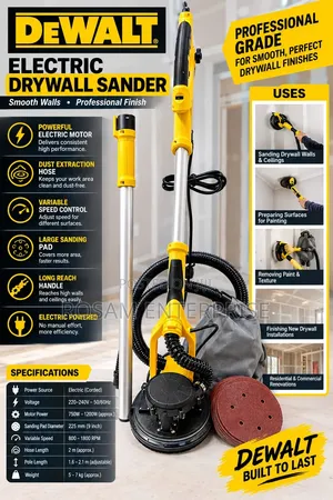 Dewalt Wall Sander - Mpya Kabisa