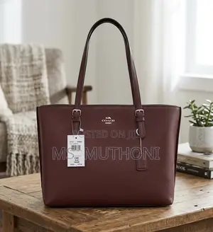 Coach Mollie Tote Bag - Deep Burgundy