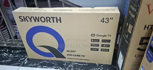 Skyworth 43" 2K QLED Google TV - Black (1 Year Warranty)