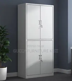 4 Door Metallic Multipurpose Storage Box