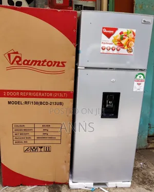 Ramtons RF/130-213L 2 Door Direct Cool Fridge + Dispenser