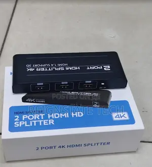 4K 2-Port HDMI Splitter Pato la Skrini Mbili