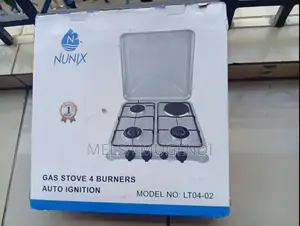 Nunix Table Top Cooker 3 Gas + 1 Hot Plate