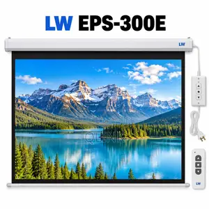 LW EPS-300E Skrini ya Projector ya Umeme 300x300cm