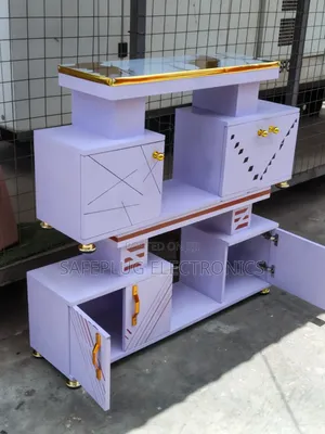 Modern Extended Marble Top TV Stand - Ofa Maalum