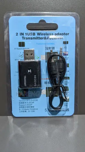 2-in-1 USB Bluetooth 5.0 Transmitter & Receiver