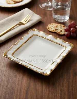 Gold Detail Side Plate (Set of 6)