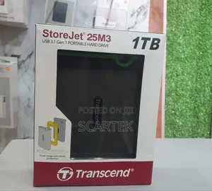 Transcend StoreJet 25M3 1TB Portable Hard Drive