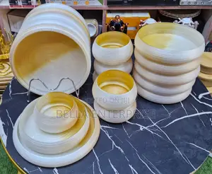 Champagne Gold Swirl Ombre Dinner Set