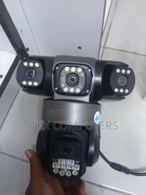 Brand New Electric Triple Lens 4G CCTV Camera