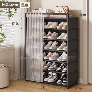 Shoerack ya Layers 6 na Dust Cover