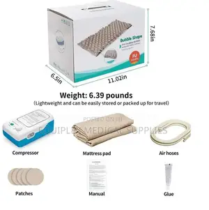 Ubora Bubble Ripple Godoro na Pampu - Kuzuia Bedsores