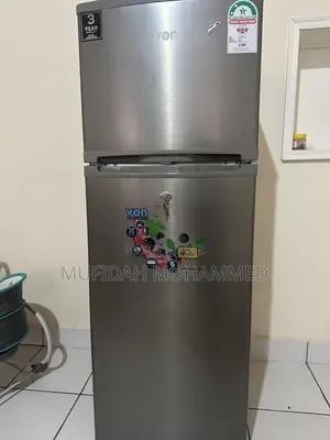 Von Refrigerator - Top Freezer, Gray