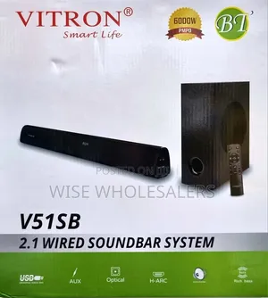 Vitron V20SB Soundbar ya Bluetooth na USB & Remote