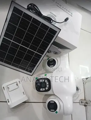 Kamera ya V380 VTS31 4G Solar PTZ yenye Lensi Tatu