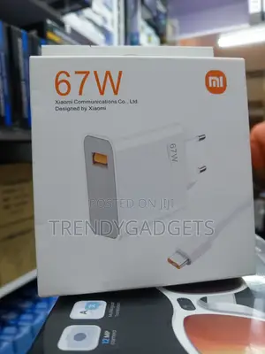 Xiaomi 67W Turbo Fast Charging Adapter kwa Redmi Note 13 Pro