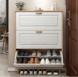 Ultra-Thin Tumbler Shoe Cabinet