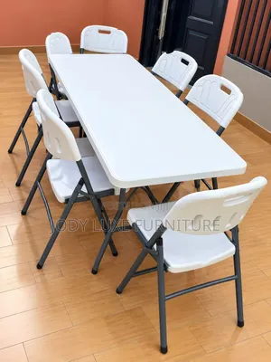 Important Foldable Chair and Table Set