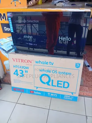 Vitron 43" QLED TV yenye Whale OS