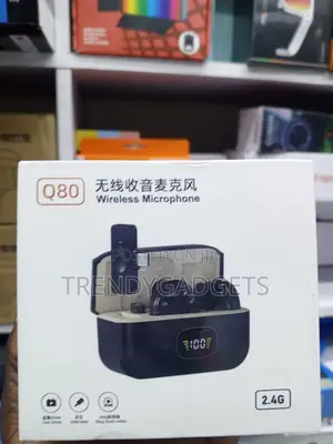 Q80 Dual Wireless Lavalier Microphone with Noise Reduction