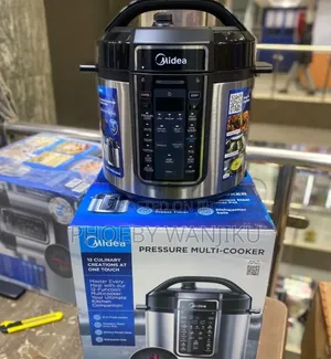 Midea 8L Pressure Cooker ya Stainless Steel