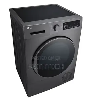 LG 8kg Heat Pump Dryer - Nyeusi