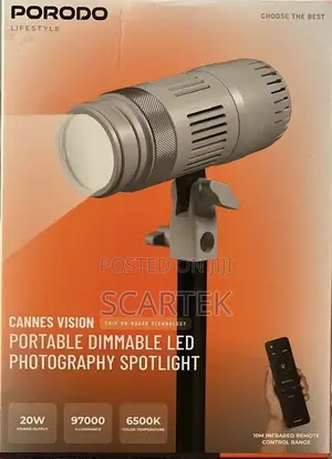 Porodo Lifestyle CannesVision Dimmable LED Spotlight