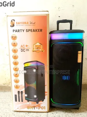 Sayona Party Speaker SHT-P01 with 2 Microphones