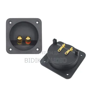 Jialun 2-Way Speaker Terminal Box (Copper Iliyopakwa Dhahabu)